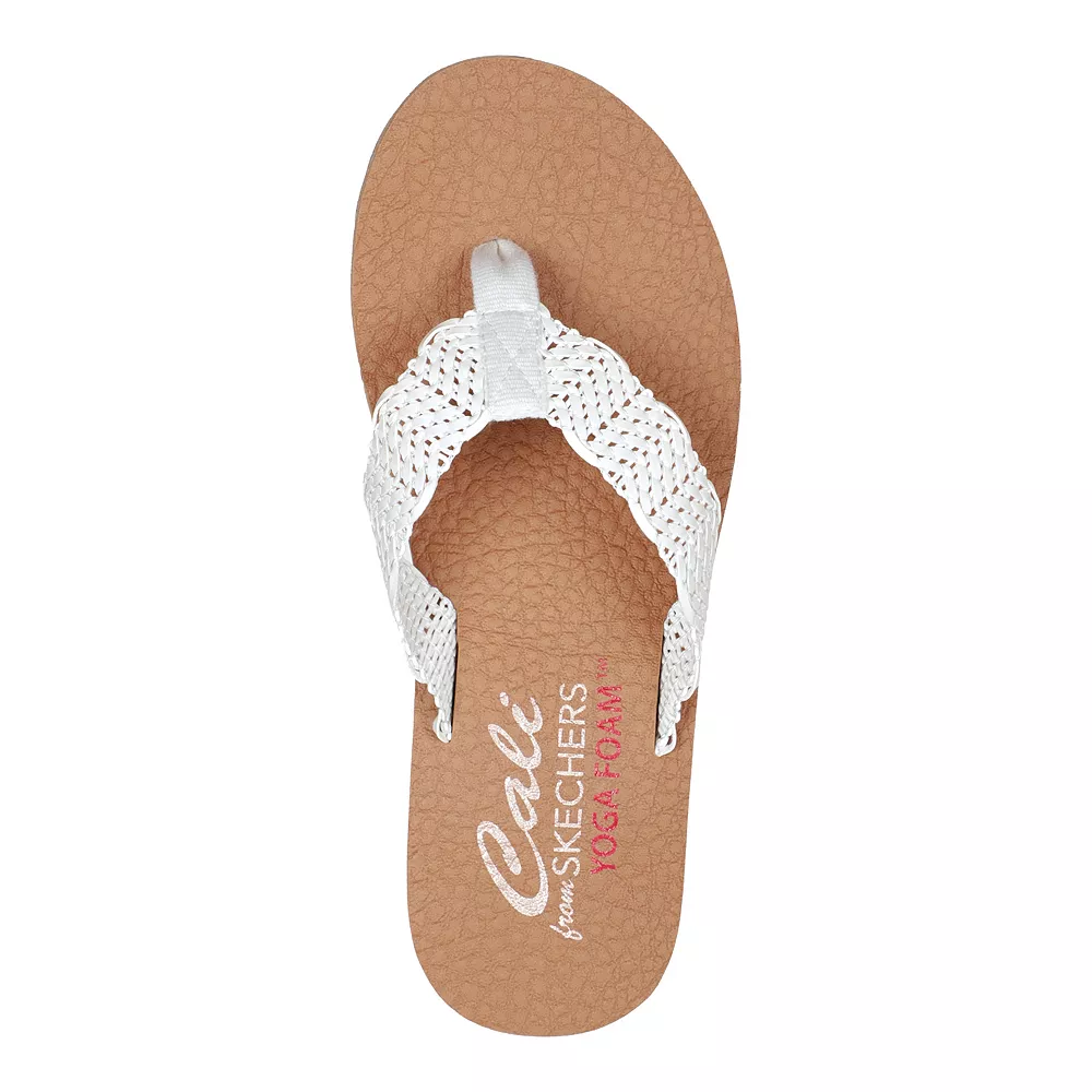Skechers Cali Sandcomber Women's Wedge Thong Sandals 5 Skechers Cali Sandcomber Women's Wedge Thong Sandals - Image 5