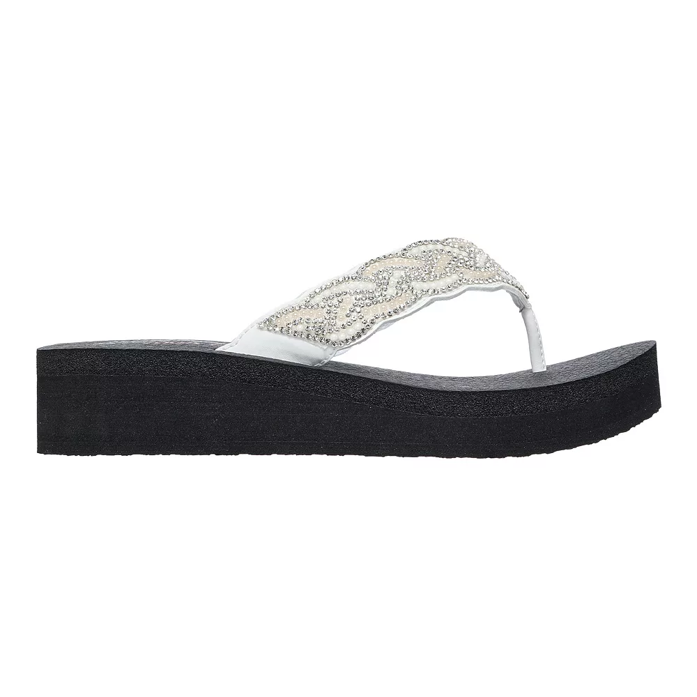 Skechers Cali Vinyasa Happy Pearl Women's Wedge Sandals 2 Skechers Cali Vinyasa Happy Pearl Women's Wedge Sandals - Image 2