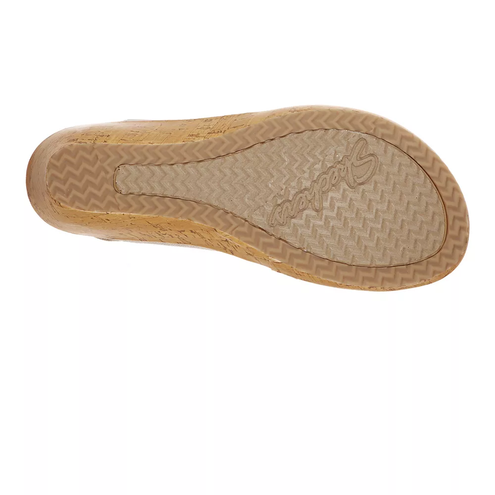 Skechers Beverlee Fancy Sips Women's Wedge Sandals 4 Skechers Beverlee Fancy Sips Women's Wedge Sandals - Image 4