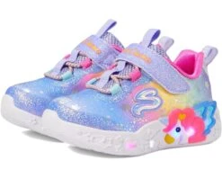 SKECHERS KIDS Sport Lighted-Unicorn Charmer - Twilight Dream 302681N (Toddler)